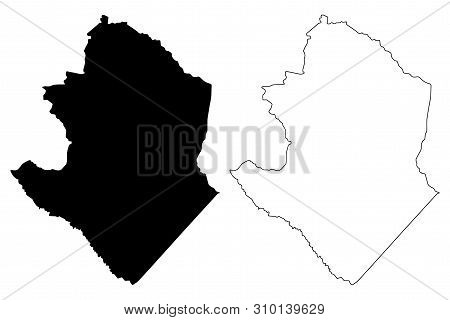 Masvingo Province (republic Of Zimbabwe, Provinces Of Zimbabwe) Map Vector Illustration, Scribble Sk