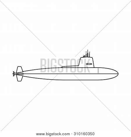 Isolated Object Of Boat And Navy Logo. Set Of Boat And Deep Vector Icon For Stock.
