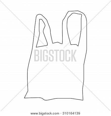 Vector Design Of Garbage And Ecology Sign. Set Of Garbage And Recycling Vector Icon For Stock.