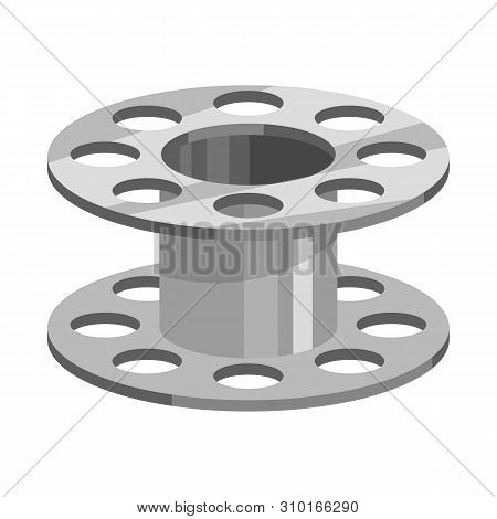 Vector Illustration Of Spool And Bobbin Icon. Set Of Spool And Reel Stock Vector Illustration.