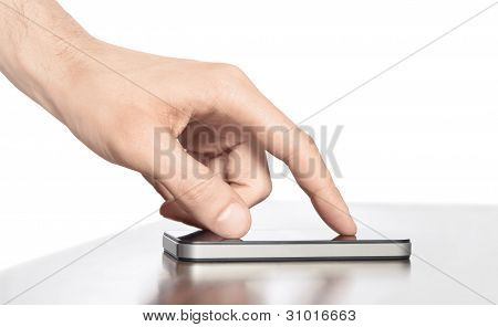 Práce s chytrý mobilní telefon