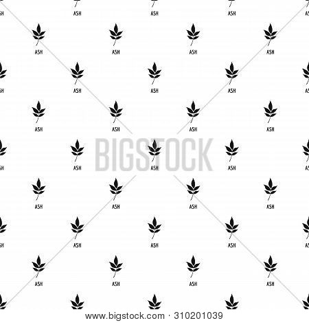 Ash Leaf Pattern Seamless Vector Repeat Geometric For Any Web Design