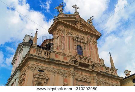Chiesa Di Santandrea Apostolo. Church In Brunate Town.