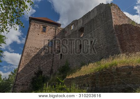 Pecka Castle In Hot Summer Nice Sunny Day In East Bohemia