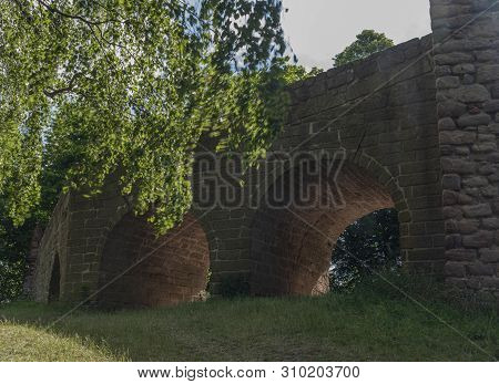 Pecka Castle In Hot Summer Nice Sunny Day In East Bohemia