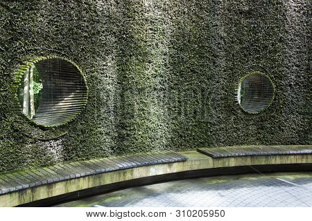 The Public Place In Birstonas Resort Town For Breathing Mineral Water That Evaporates While Dropping
