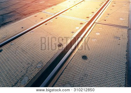 Photo Rail / Photo  Rail Rails On Concrete