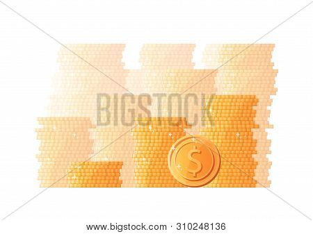 Wealth. Successful Businessman. Financial Independence. Effective Management. Vector Illustration. -