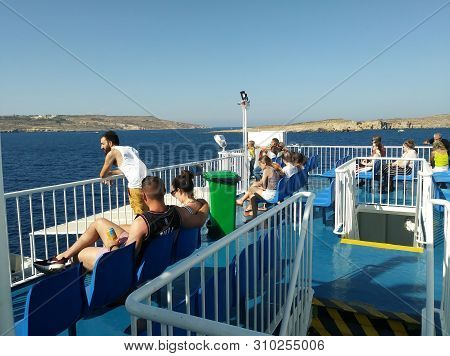 Gozo, Malta - Circa July 2019 - Latest Addition To The Gozo Channel Line 