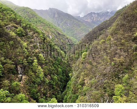 Canyon Of The River Sementina Or Valle Di Sementina, Monte Carasso - Canton Of Ticino, Switzerland