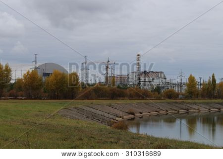 General View Of Chernobyl Nuclear Power Station On October 27, 2013 In Pripyat, Ukraine
