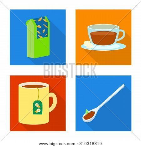 Vector Design Of Product And Organic Symbol. Set Of Product And Floral Vector Icon For Stock.
