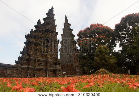 Indonesia Bali Handara Gate Is One Of The Most Impressive Viewpoint For Tourists And Photography. Ha