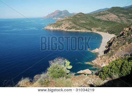Plage de Bussaglia, Corsica, France