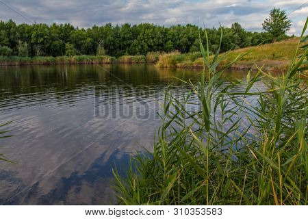 Reservoir In The City Park Recreation Park 