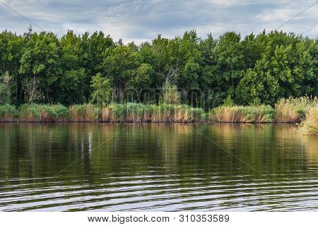 Reservoir In The City Park Recreation Park 