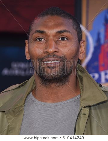 LOS ANGELES - JUN 26:  Metta World Peace arrives for the 'Spider-Man: Far From Home' World Premiere on June 26, 2019 in Hollywood, CA