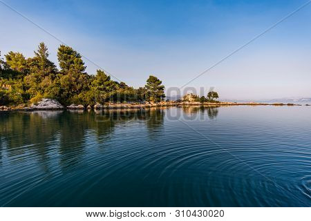 Beautiful Hidden Bay In Trpanj, Dalmatia, Croatia; Peljesac Peninsula