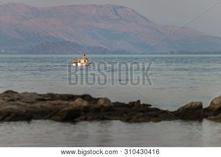Beautiful Hidden Bay In Trpanj, Dalmatia, Croatia; Peljesac Peninsula