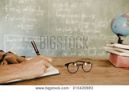 Educational Process. Young People Studying In University Sitting In Auditorium During Lecture Educat