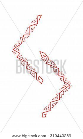 Rune Jera Ancient Scandinavian Runes. Runes Senior Futarka. Magic, Ceremonies, Religious Symbols. Pr