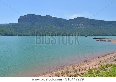 Pantano De Sau, In The Province Of Barcelona Spain