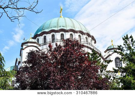 Belgrade / Serbia 06 06 2019 : St. Sava Temple (hram Svetog Save)