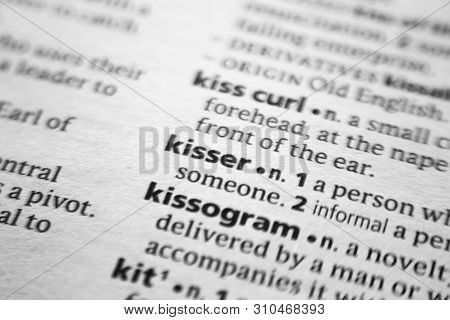 Word Or Phrase Kisser In A Dictionary