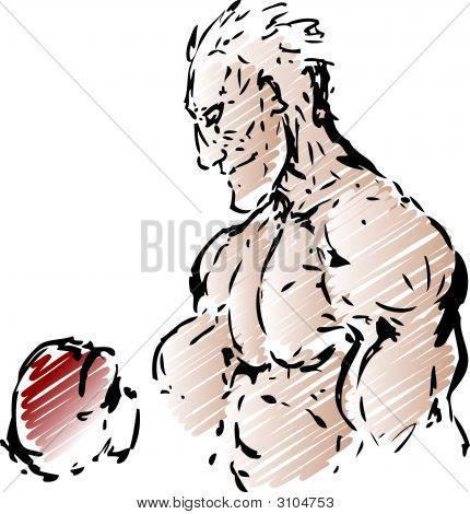 Boxer skiss