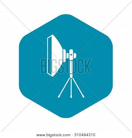 Studio Lighting Equipment Icon. Simple Illustration Of Studio Lighting Equipment Vector Icon For Web