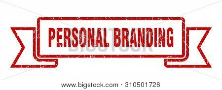 Personal Branding Grunge Ribbon. Personal Branding Sign. Personal Branding Banner