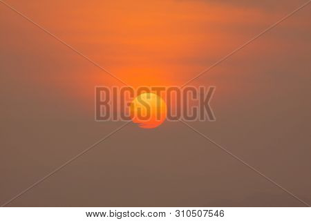 Sunrise In The Morning, Sunrise With Clouds.