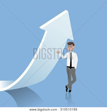 Changing Direction. Business Concept Vector Illustration Flat