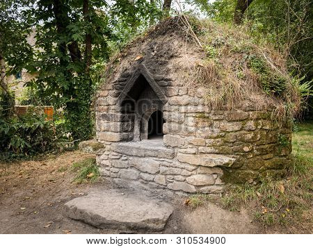 Old Big Oven Made Of Stone Near Saint Lyphard (france)