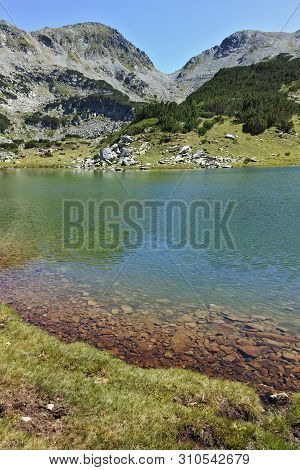 Amazing Panorama With Prevalski Lakes And Mozgovishka Pass, Pirin Mountain, Bulgaria