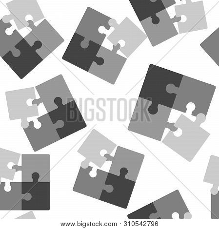 Pazzle Icon. Pazzle Vector Icon Pattern On A White Background.