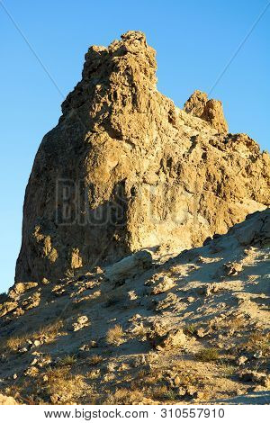 Unusual Rock Formation Called A Tufa Spire Formed Underwater At One Time Which Is A Sedimentary Form