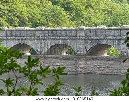 Burrator Reservoir In Dartmoor National Park, Devon, Uk, Reservoir Supplies Drinking Water To The Ci