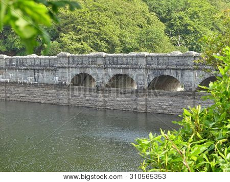 Burrator Reservoir In Dartmoor National Park, Devon, Uk, Reservoir Supplies Drinking Water To The Ci