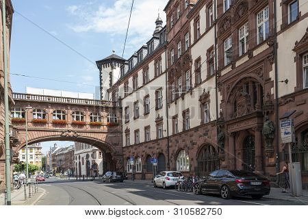 Frankfurt Am Main, July 2019.  A View Of The  Registry Office Mitte Building