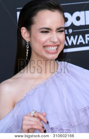 LAS VEGAS - MAY 1:  Sophia Carson at the 2019 Billboard Music Awards at MGM Grand Garden Arena on May 1, 2019 in Las Vegas, NV