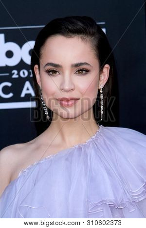LAS VEGAS - MAY 1:  Sophia Carson at the 2019 Billboard Music Awards at MGM Grand Garden Arena on May 1, 2019 in Las Vegas, NV