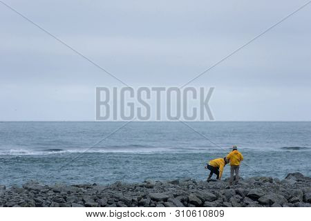 Atlantic Ocean Coast, Diamond Beach, Iceland