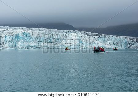 Boat Trip In Jokulsarlon Lagoon, Iceland