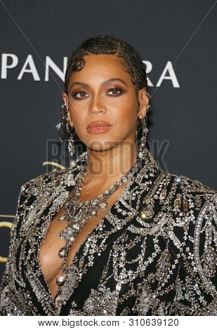 Beyonce at the World premiere of 'The Lion King' held at the Dolby Theatre in Hollywood, USA on July 9, 2019.