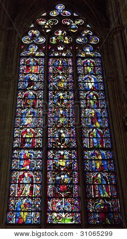 Carcassonne Glasmalereien