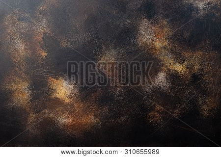 Metal Corroded Texture Background. Abstract Metal Rusty Texture