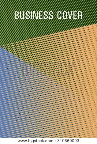 Brochure Cover Page Layout Geometric Vector Design. Future Geometric Pattern Eps10 Vector. Cover Tem