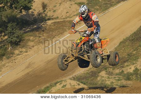 Qaud motorcykel Race