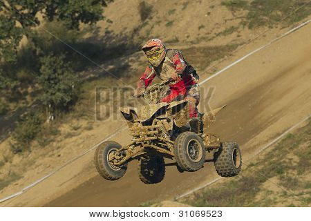 Qaud motorcykel Race